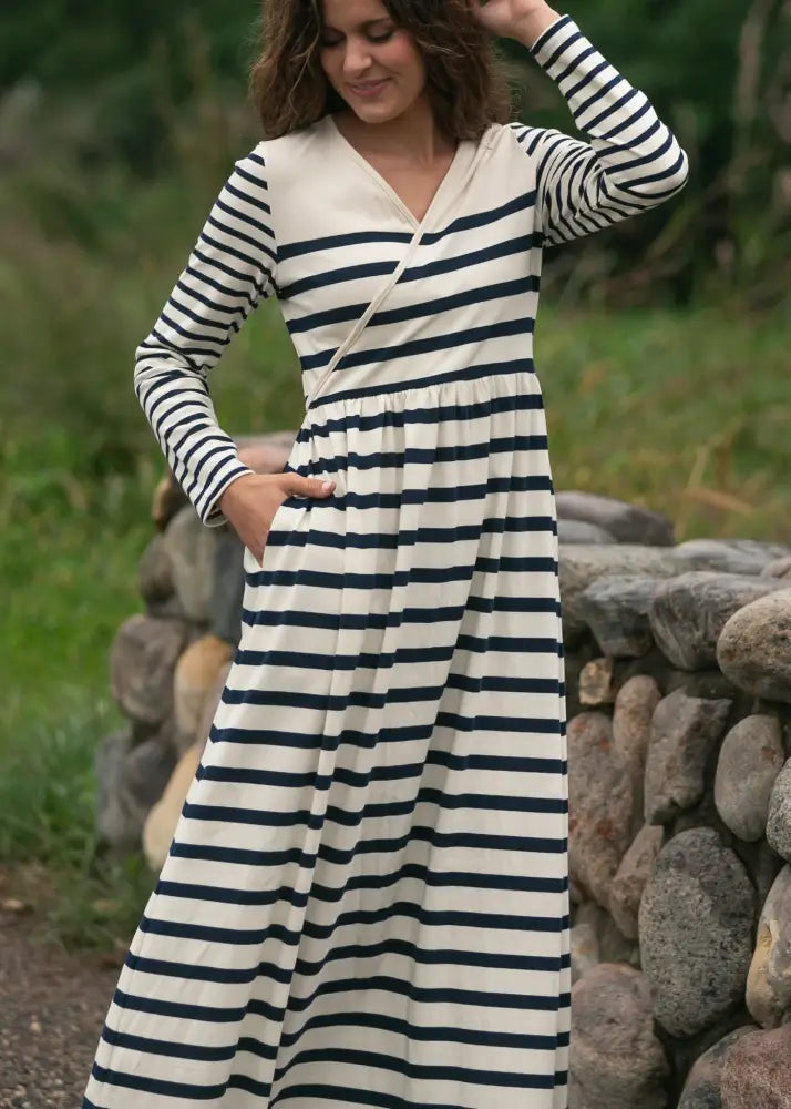 Celeste Striped Knit Maxi Dress - FINAL SALE - IC Dresses