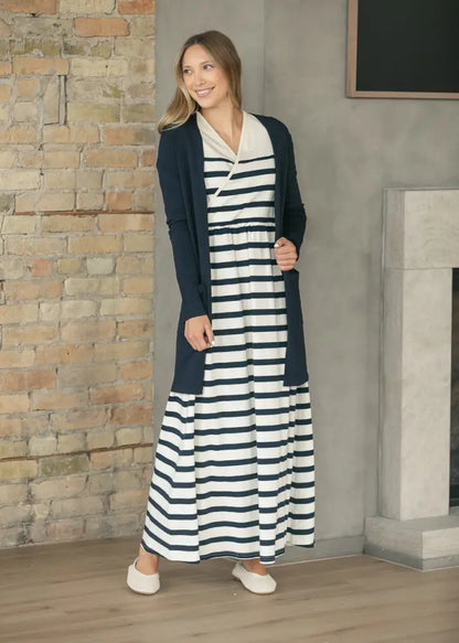 Celeste Striped Knit Maxi Dress - FINAL SALE - IC Dresses