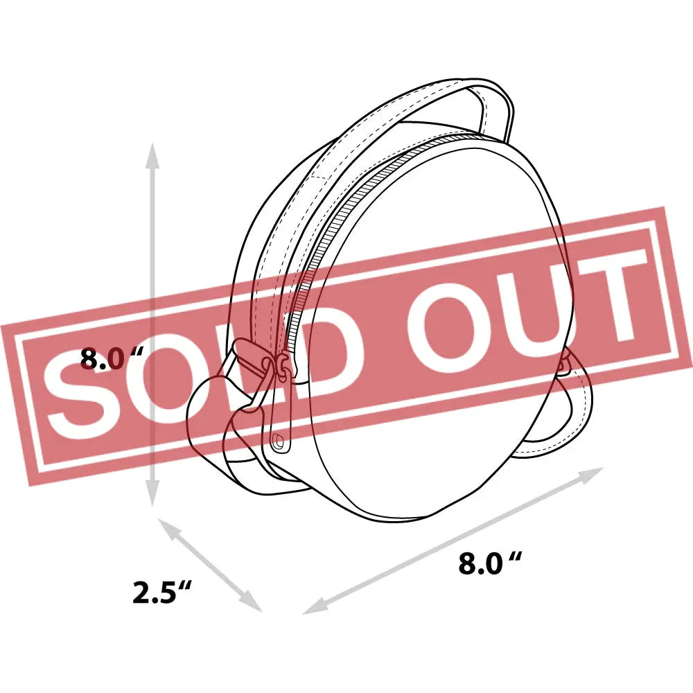 Peanuts Vegan Leather Round Crossbody Bag with Adjustable Straps Charlie Brown Smiling Face Character Close Up