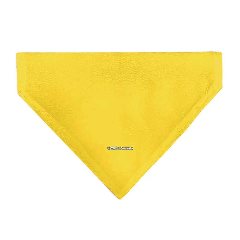 Pet Bandana - Peanuts Charlie Brown Zig Zag Stripe Yellow/Black Pet Bandanas