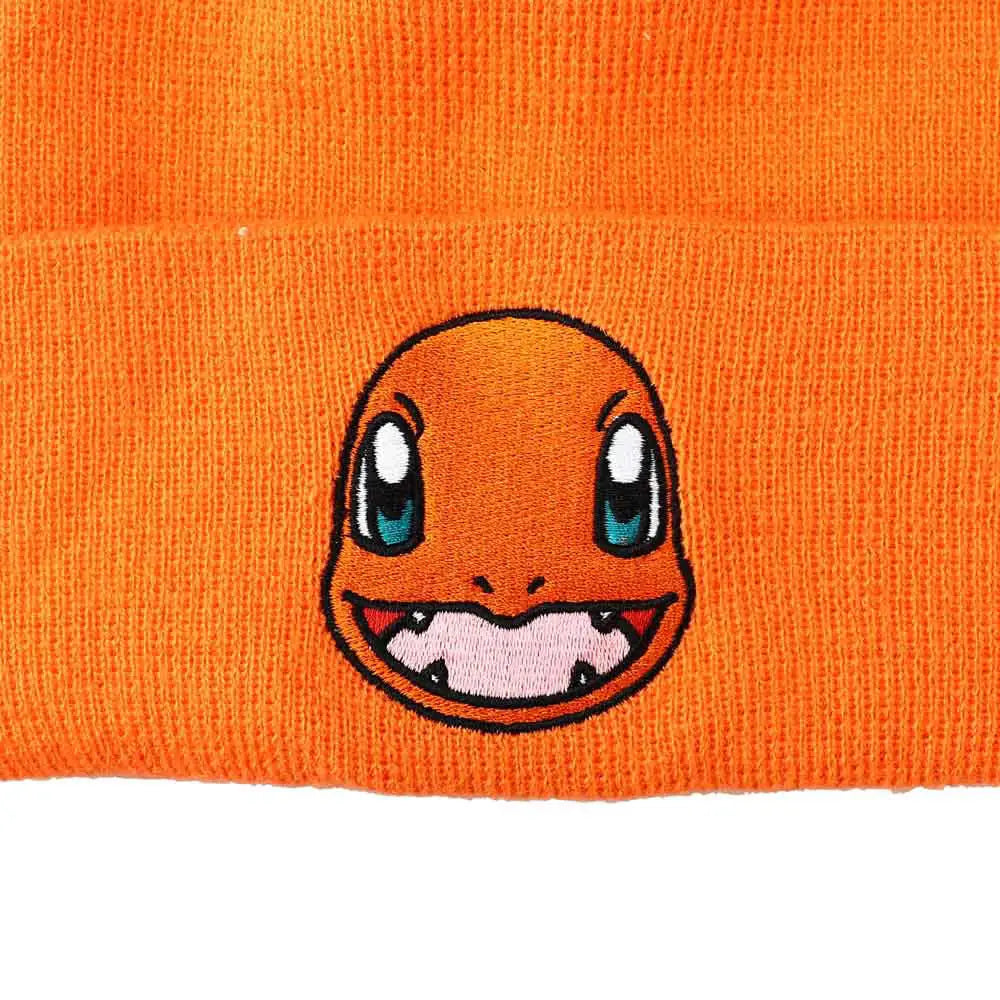 Charmander (Pokémon) Embroidered Cuff Beanie Hat Hats