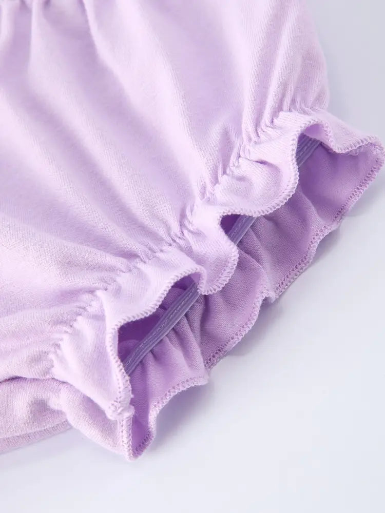 Butterfly Embroidery Smocking Bow Baby Girls Bloomers Set Outfit