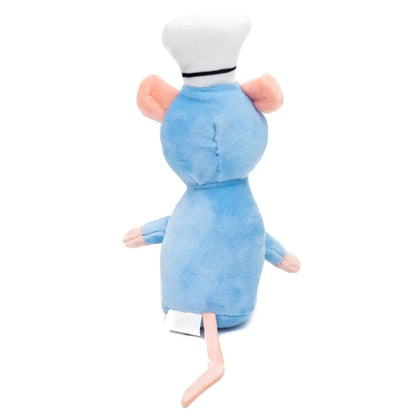 Dog Toy Squeaker Plush - Ratatouille Chef Remy Rat Full Body Pose Dog Toy Squeaky Plush