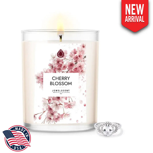 Cherry Blossom 18oz Mystery Box Jewelry Candle Home Candle