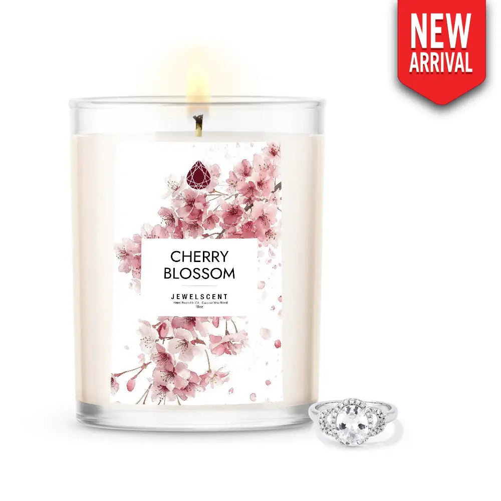 Cherry Blossom 18oz Mystery Box Jewelry Candle Home Candle