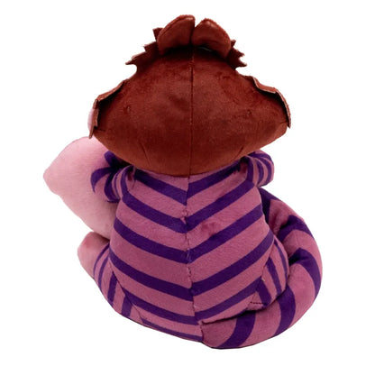 Dog Toy Squeaker Plush - Alice in Wonderland Cheshire Cat Sitting Full Body Pose Dog Toy Squeaky Plush