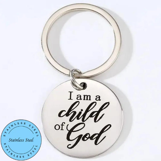 Child Of God – Silver Key Chains