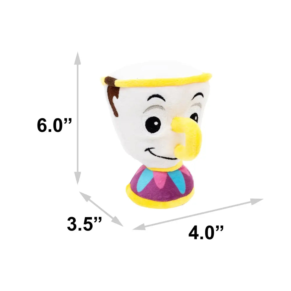 Dog Toy Squeaker Plush - Beauty and the Beast Chip Teacup Replica Dog Toy Squeaky Plush