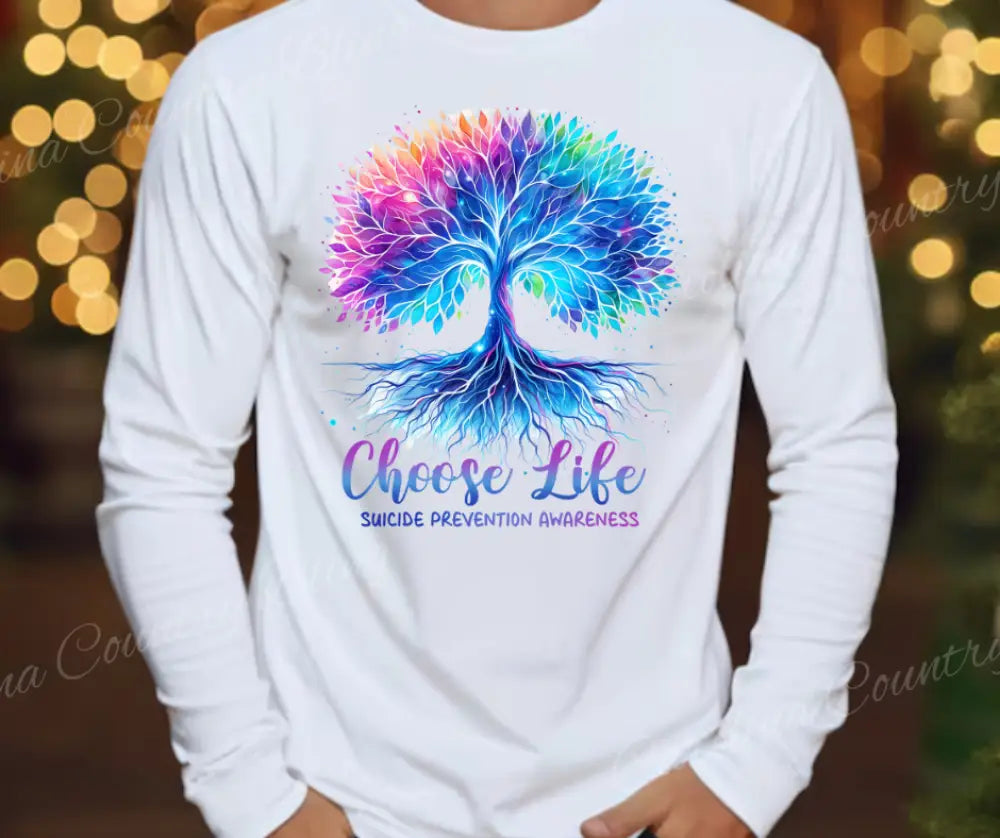 Choose Life - Multi Small / Long Shirt