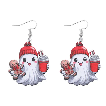 Christmas Boo – Multi Earrings