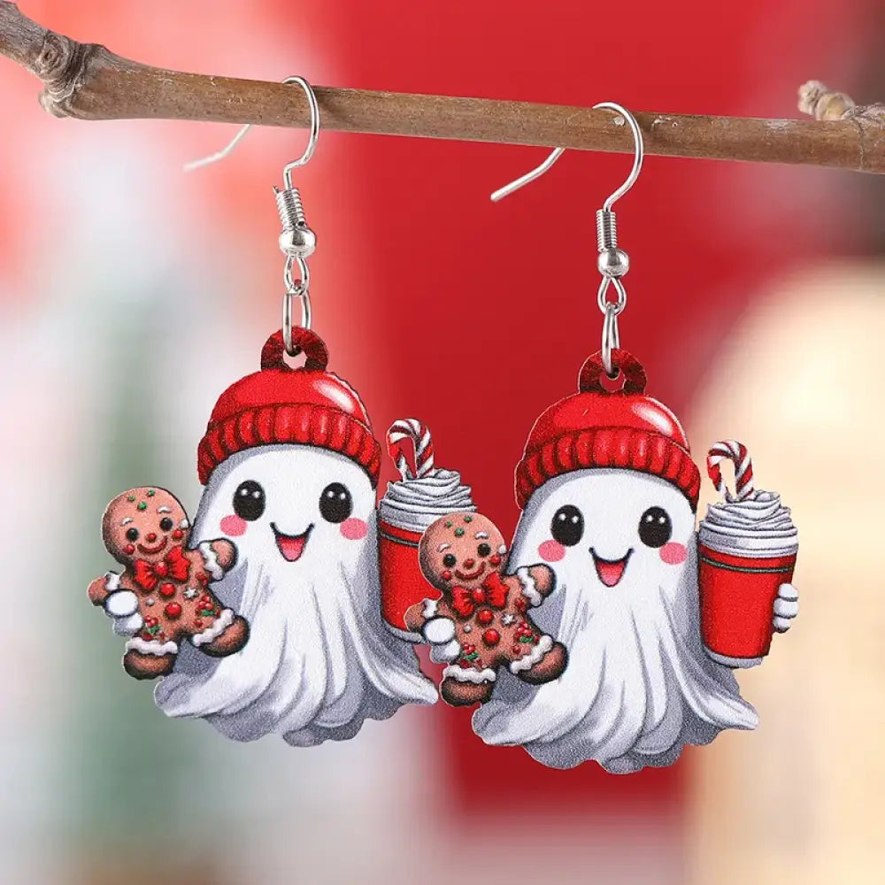 Christmas Boo – Multi Earrings