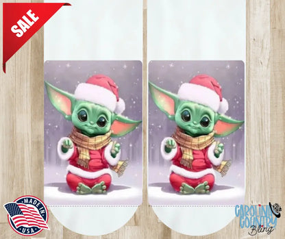 Christmas Yoda - Multi Socks