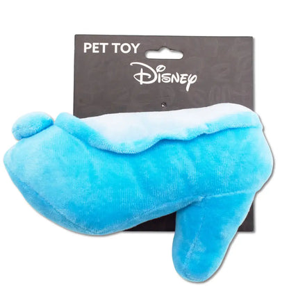 Dog Toy Squeaker Plush - Cinderella Slipper Replica Light Blue - Dog Toy Squeaky Plush