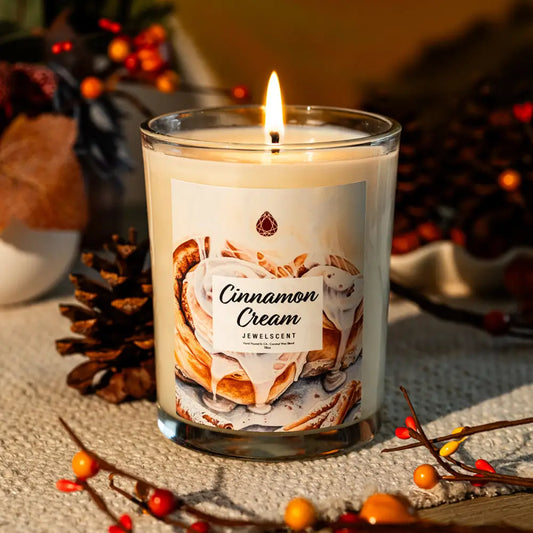 Cinnamon Cream 18oz Mystery Box Jewelry Candle Home Candle