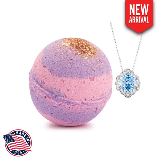 Cinnamon Sugar Plum Bath Bomb - Necklace - Bath Bomb