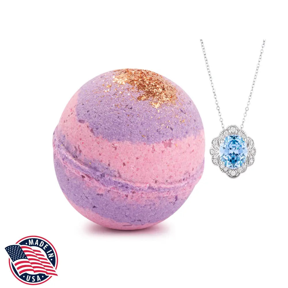 Cinnamon Sugar Plum Bath Bomb - Necklace - Bath Bomb