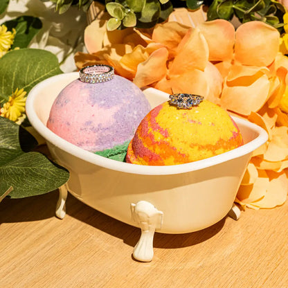 Citrus Squeeze 10oz Mystery Jewelry Bath Bomb - Bath Bomb