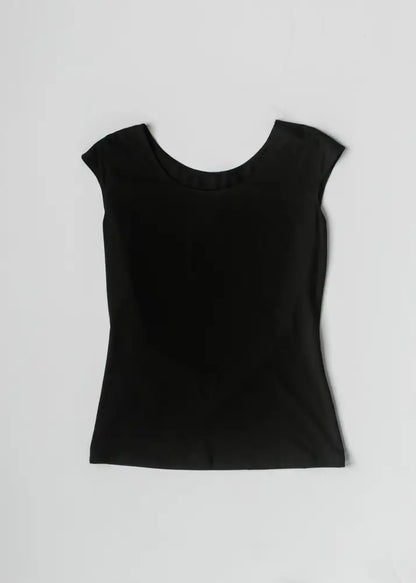 Classic Black Cap Sleeve Tank - IC Layering Essentials