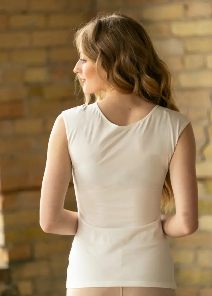 Classic Ivory Cap Sleeve Tank - IC Layering Essentials