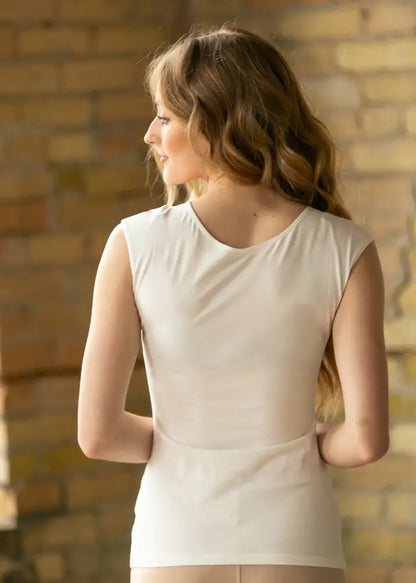 Classic Ivory Cap Sleeve Tank - IC Layering Essentials