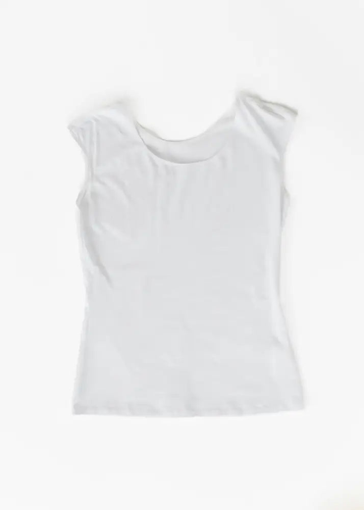 Classic White Cap Sleeve Tank - IC Layering Essentials