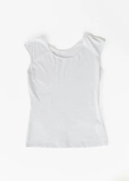 Classic White Cap Sleeve Tank - IC Layering Essentials