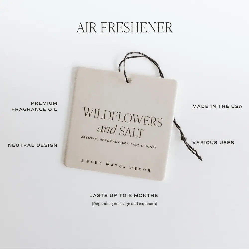 Coastal Lemon Hanging Air Freshener - Air Freshener