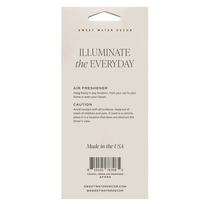 Coastal Lemon Hanging Air Freshener - Air Freshener