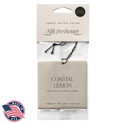 Coastal Lemon Hanging Air Freshener - Air Freshener