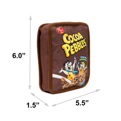 Cocoa Pebbles - Brown - Dog Toy Squeaky Plush