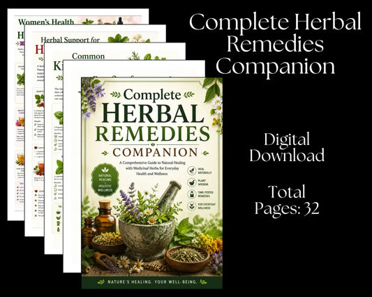 Complete Herbal Remedies Companion - Digital Download