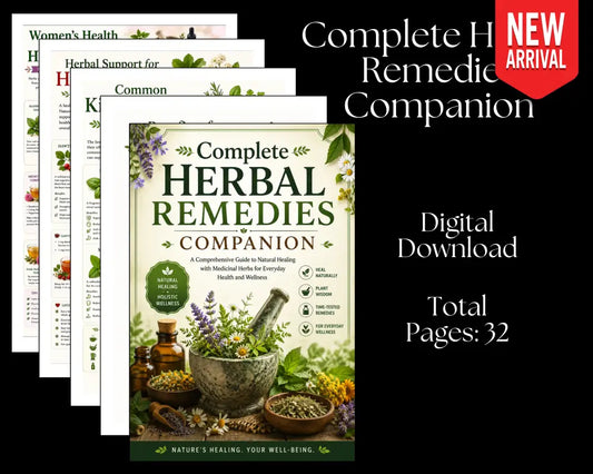 Complete Herbal Remedies Companion - Digital Download