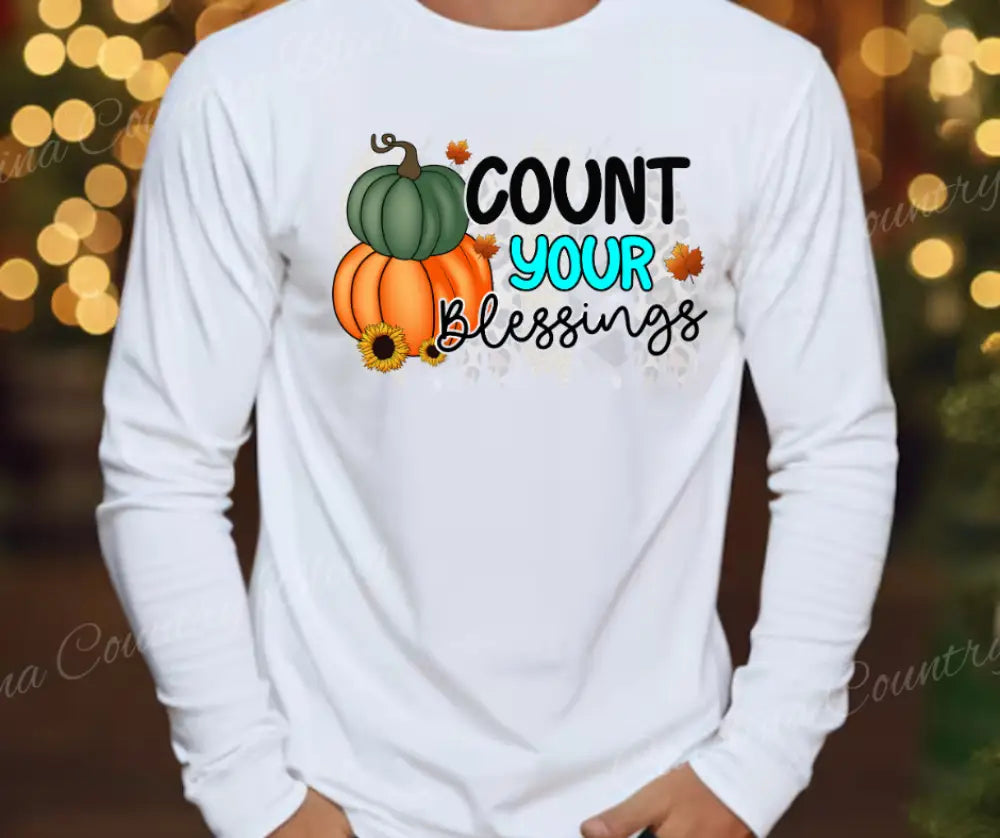 Count Your Blessings - Multi Small / Long Shirt