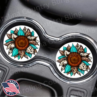 Country Sunflower - Multi Car Coaster