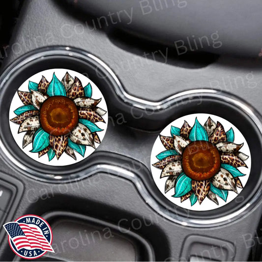 Country Sunflower - Multi Car Coaster