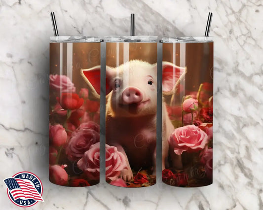 Cover You In Love Pink Tumbler