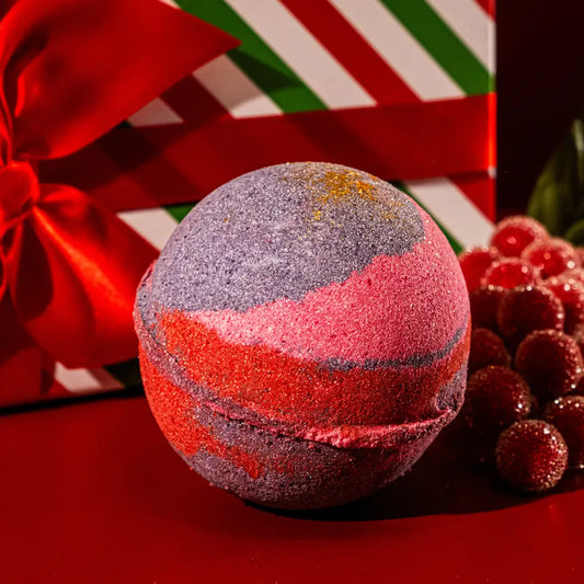 Cranberry Sugar Plum Bath Bomb Bath Bomb