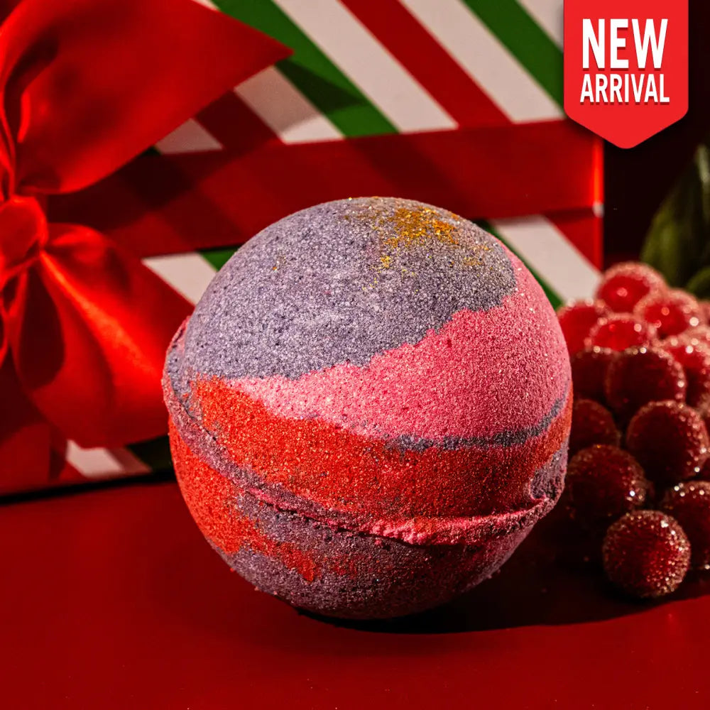 Cranberry Sugar Plum Bath Bomb Bath Bomb