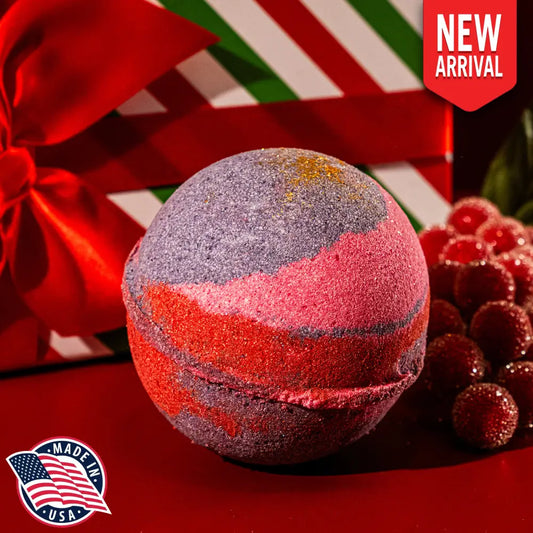 Cranberry Sugar Plum Bath Bomb Bath Bomb