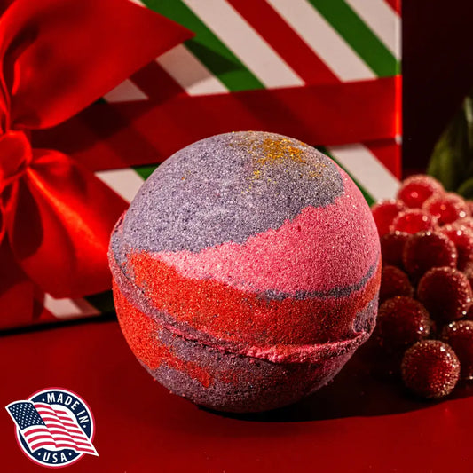 Cranberry Sugar Plum Bath Bomb Bath Bomb