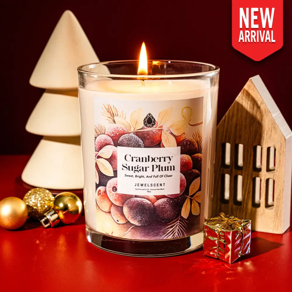 Cranberry Sugar Plum 18oz Mystery Box Jewelry Candle Home Candle