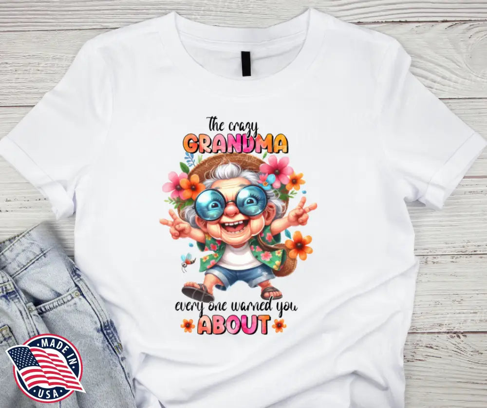 Crazy Grandma – Multi Shirt