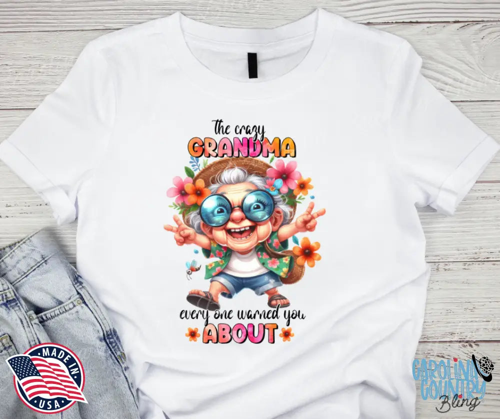 Crazy Grandma – Multi Shirt