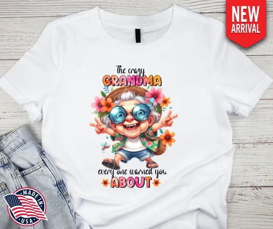 Crazy Grandma – Multi Shirt