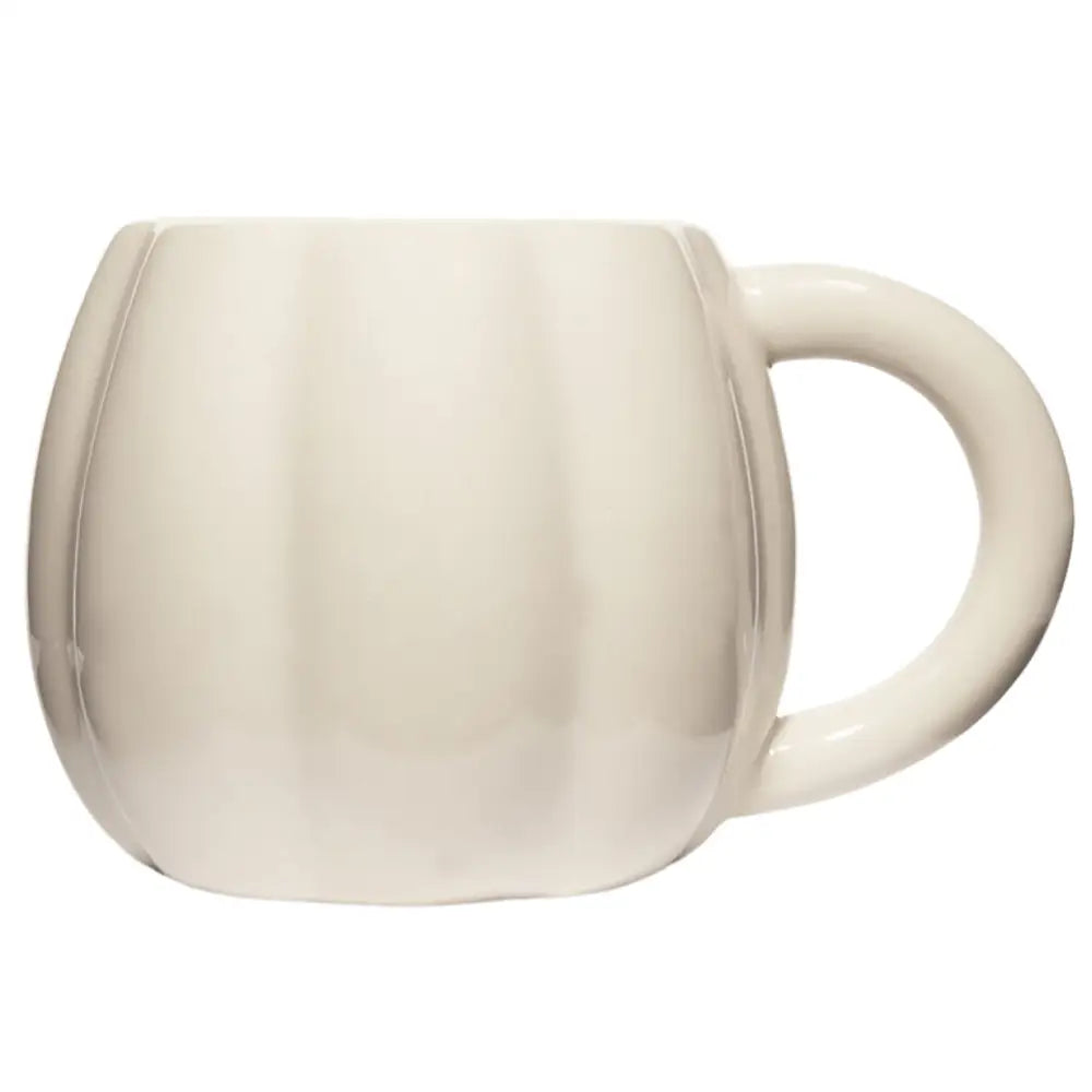 Cream Pumpkin 19 oz Figural Coffee Mug - Coffee Mugs