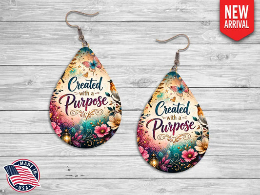 Created with a Purpose - Multi - Earrings