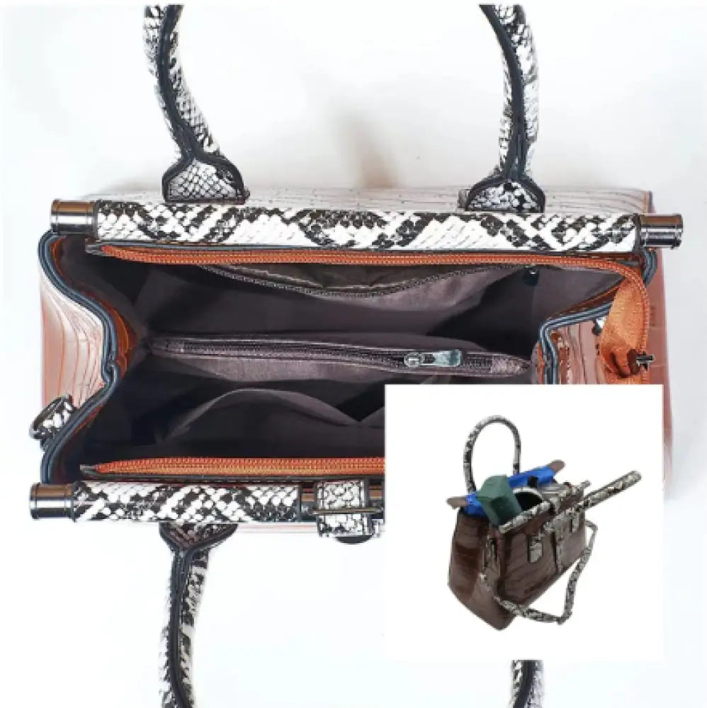 Crocodile – Brown Purse/Bag