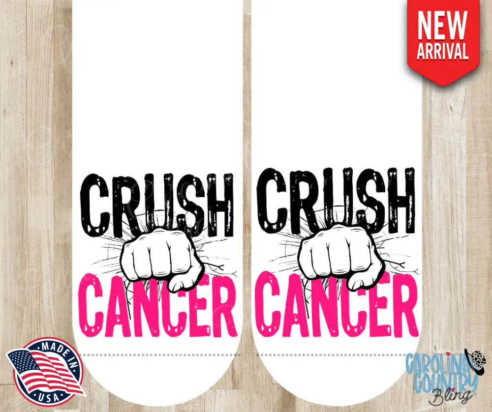 Crush Cancer – Pink Socks