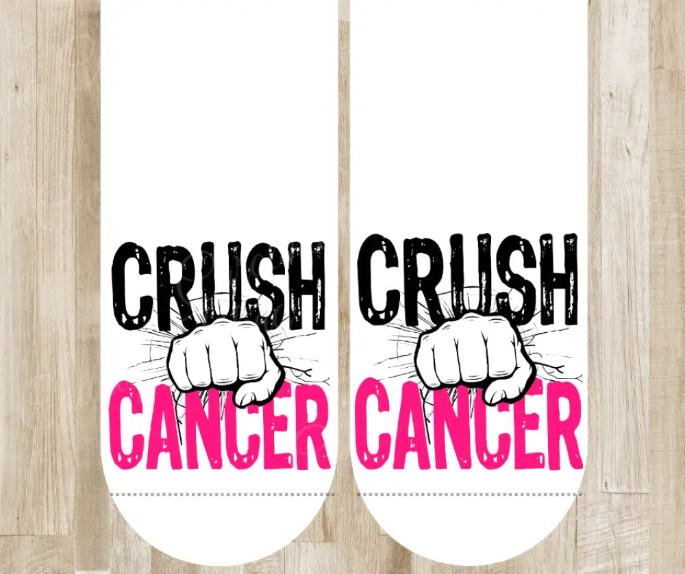 Crush Cancer – Pink Socks