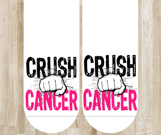 Crush Cancer – Pink Socks